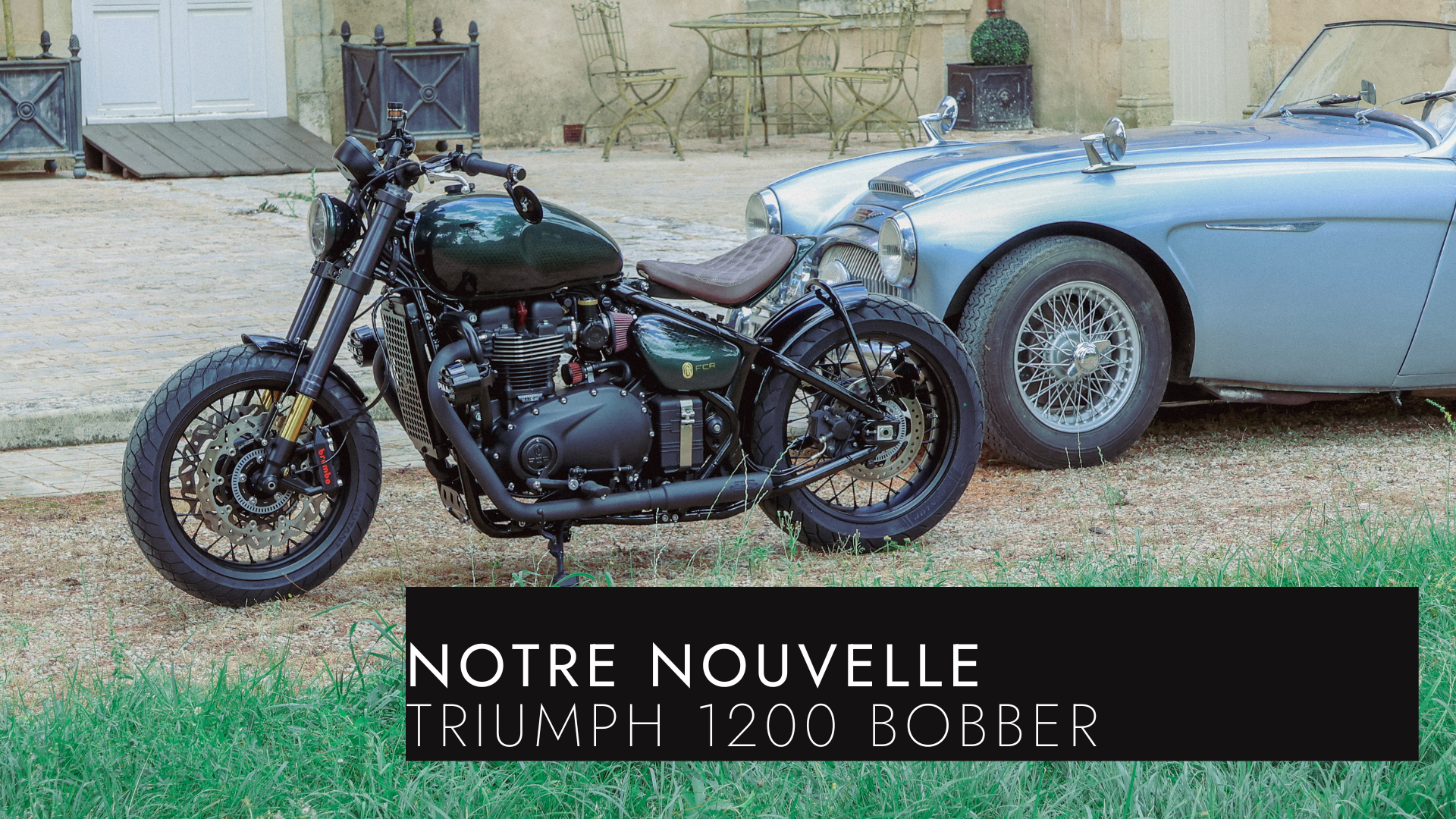 Notre nouvelle TRIUMPH 1200 Bobber