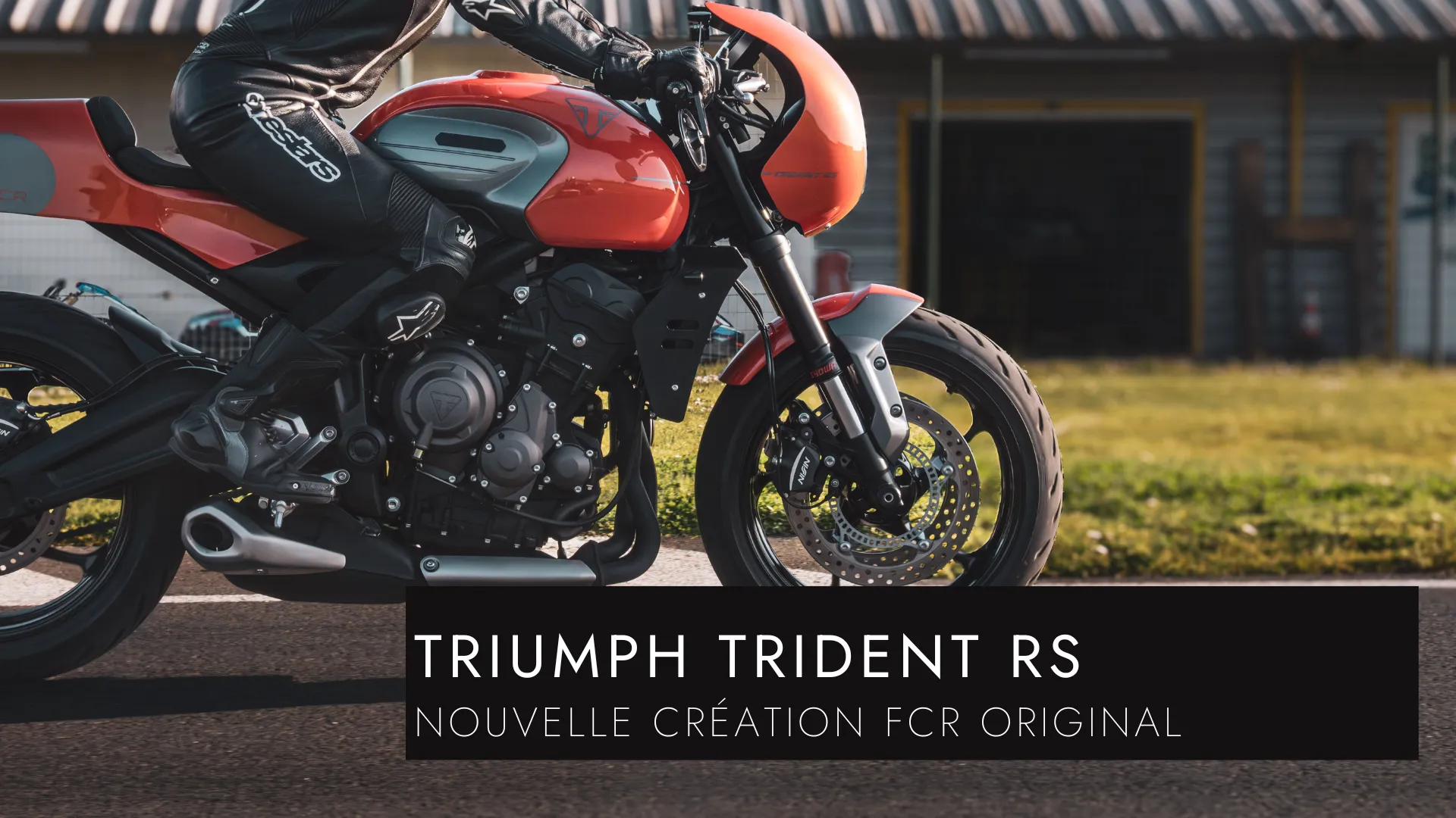 TRIUMPH Trident RS, la nouvelle création FCR Original