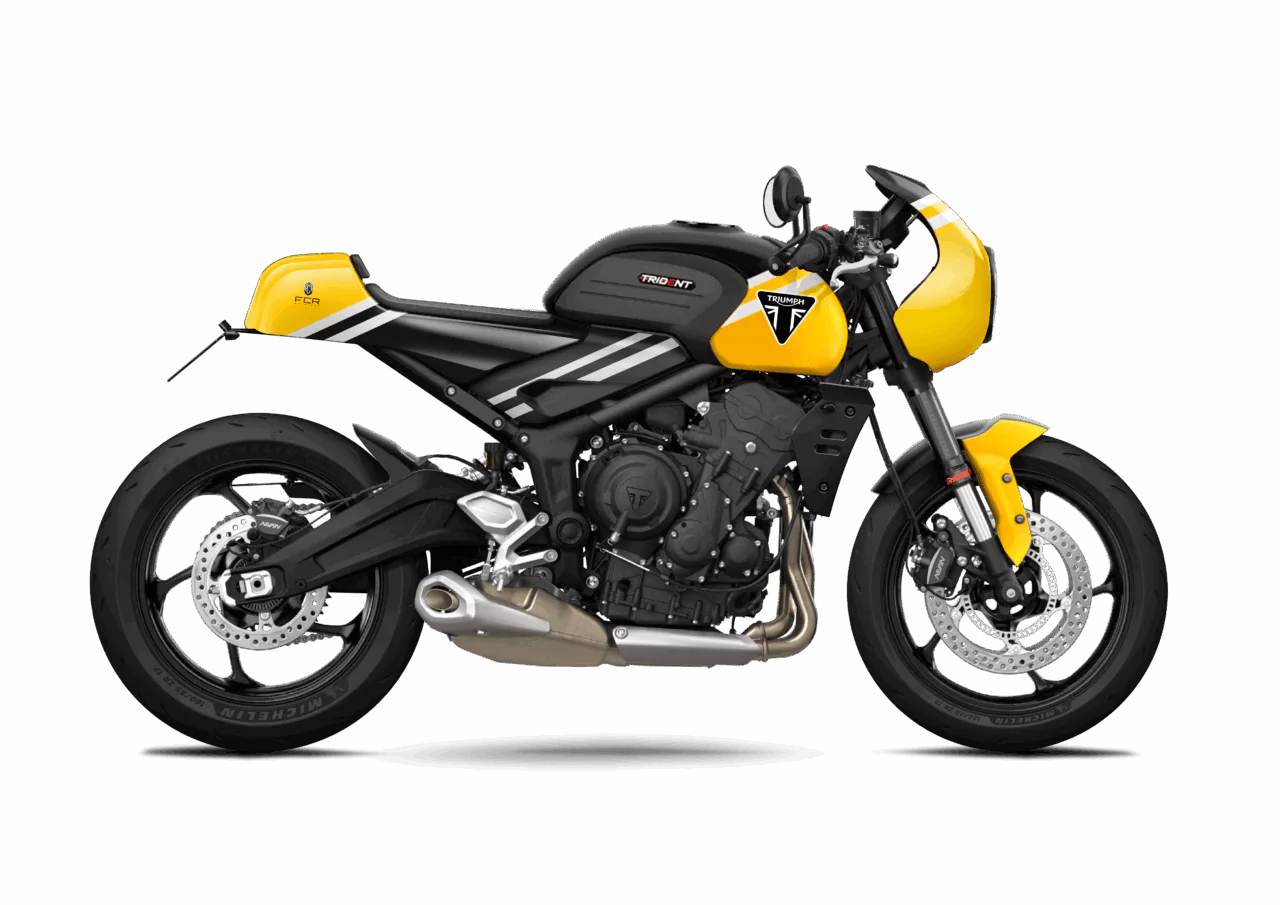TRIUMPH TRIDENT Cosmic Yellow 2025