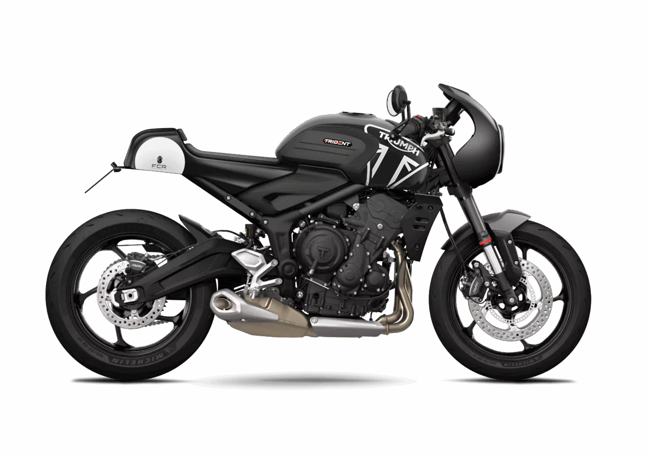 TRIUMPH TRIDENT Matt Jet Black 2021