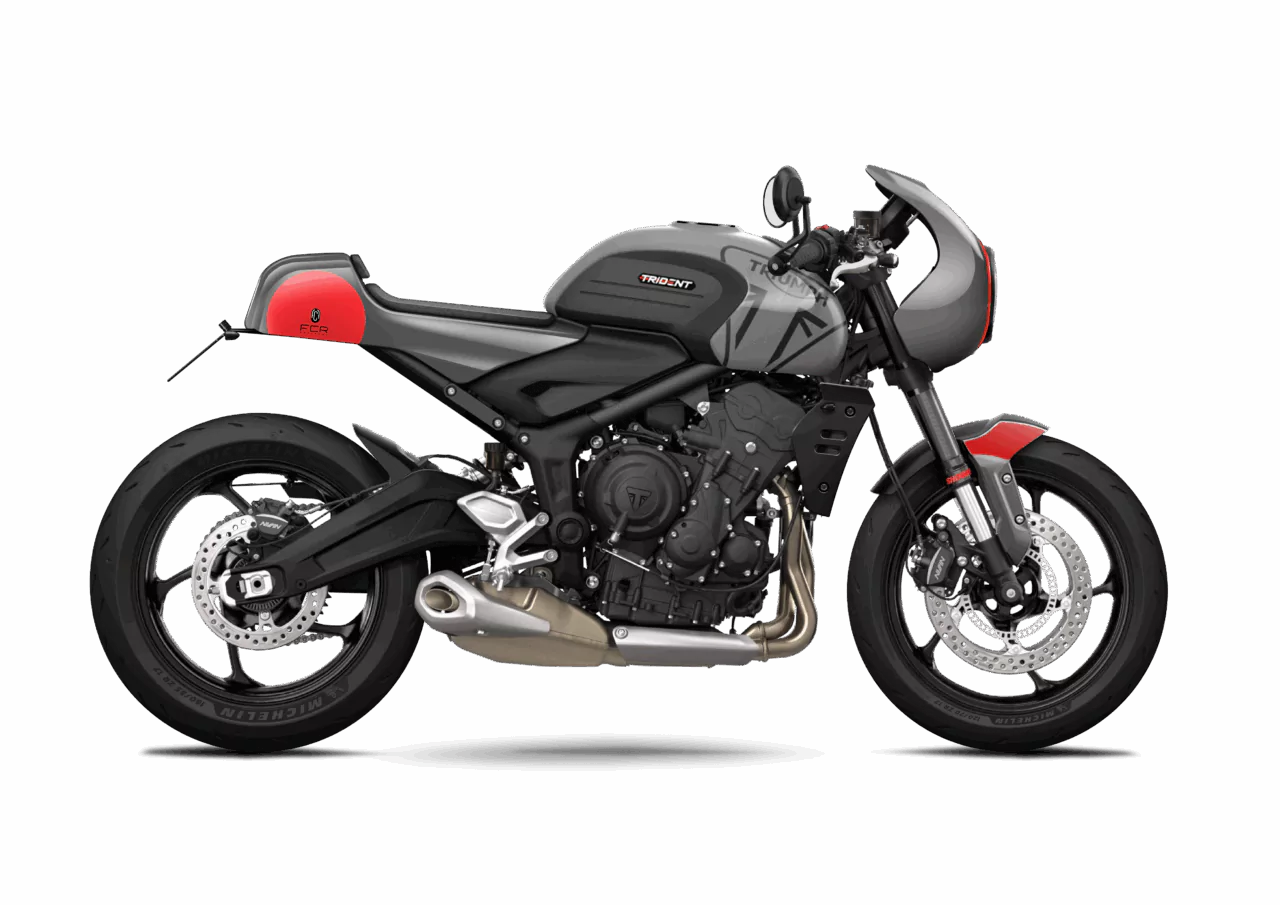 TRIUMPH TRIDENT Silver Ice - Diablo Red 2021