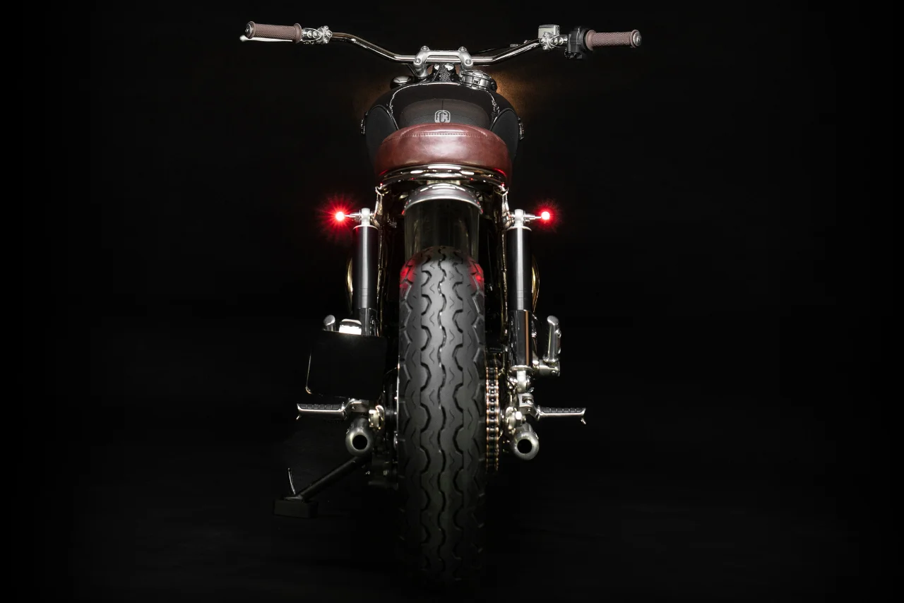 Clignotants 3 en 1 FCR Original sur la Bonneville Ride & Chrome