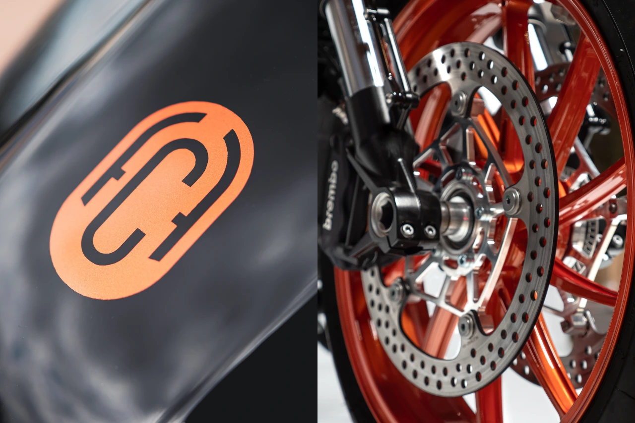 Jantes aluminium forgé et pneus Michelin haute performance sur la BMW R12 NineT FCR Original 100 km