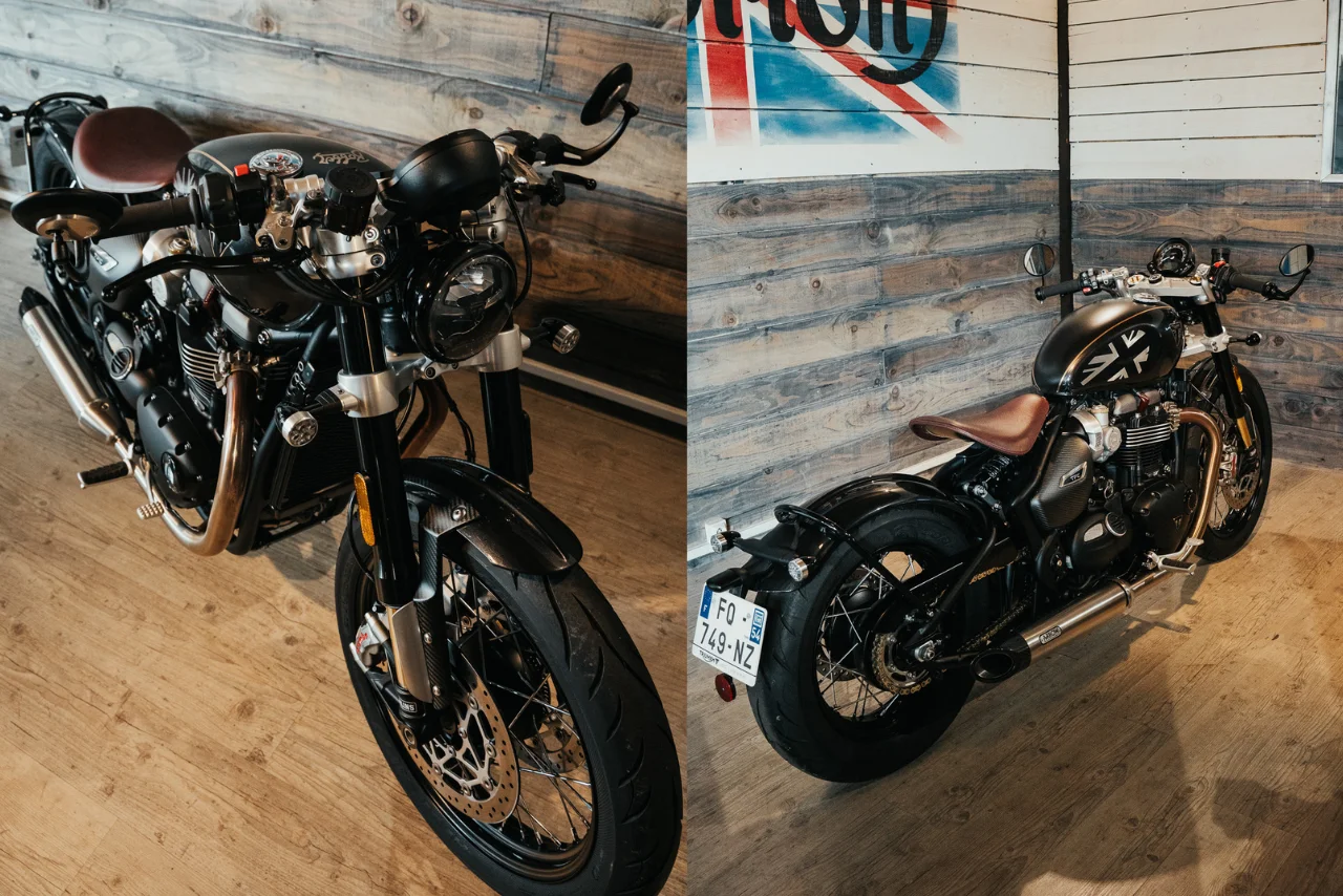 Triumph Bobber 1200 TFC édition limitée 2020 n°242/750 – 800 km, série Factory Custom haut de gamme