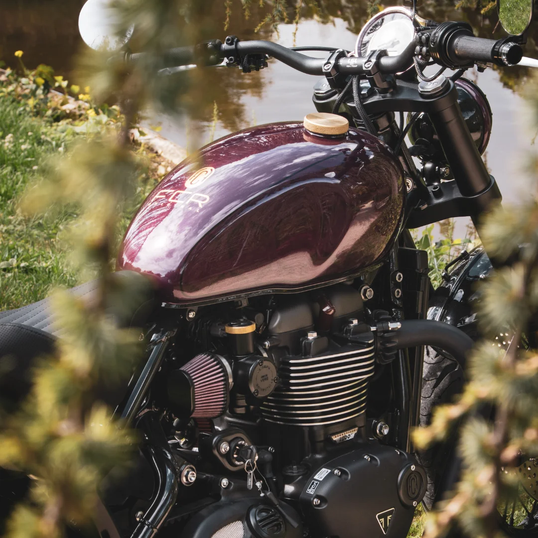 Le réservoir de la Triumph Bonneville Speedmaster : la nouvelle création FCR Original