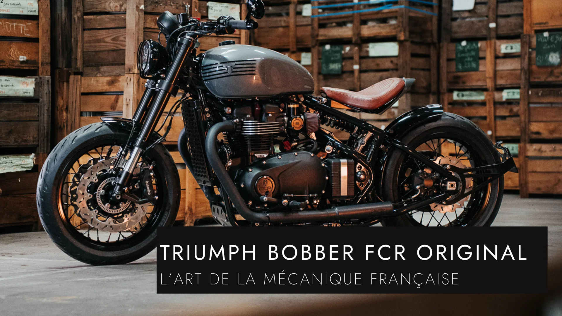 Triumph Bonneville 1200 Bobber par FCR Original