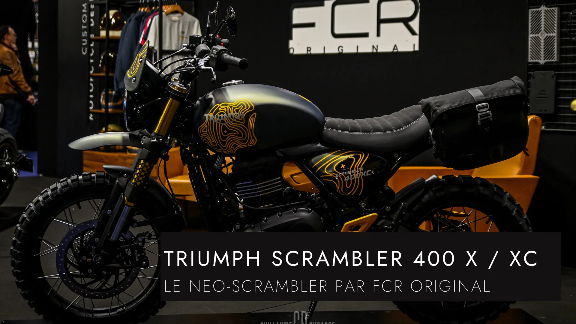 Triumph Scrambler 400 X & 400 XC par notre atelier