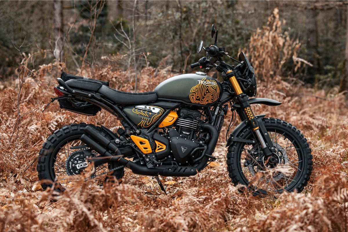 Préparation Triumph Scrambler 400 XC par FCR Original, nouvelle plateforme 400 moderne idéale pour une moto custom accessible et performante