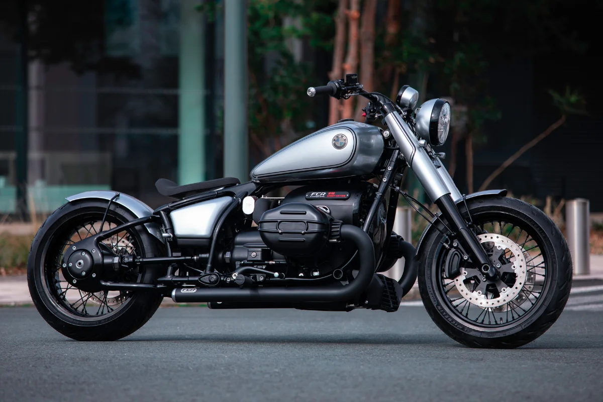 Préparation BMW R18 Grey Nardo par FCR Original, moto custom premium sur base BMW Motorrad avec finition haut de gamme et design radical