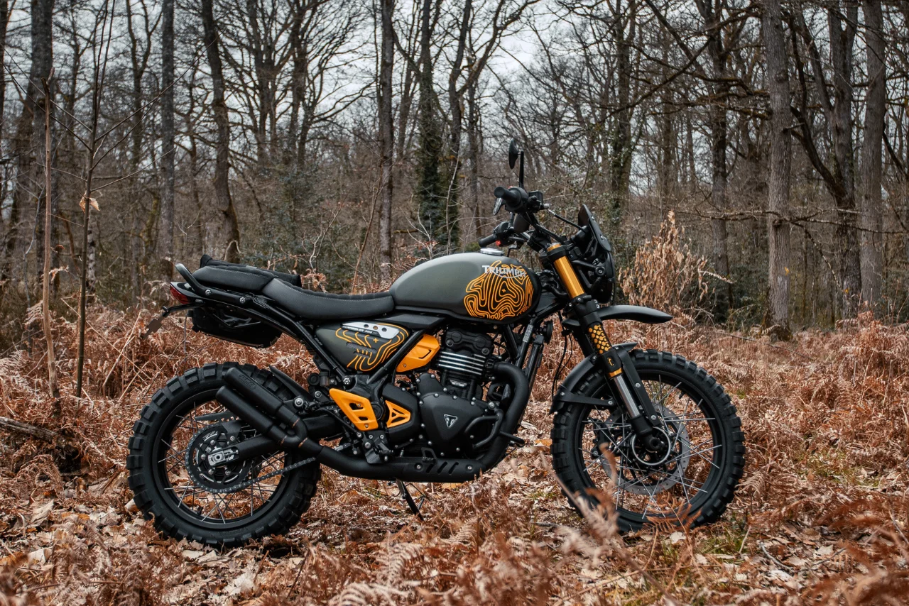 Triumph Scrambler 400 XC 2026 préparée FCR Original