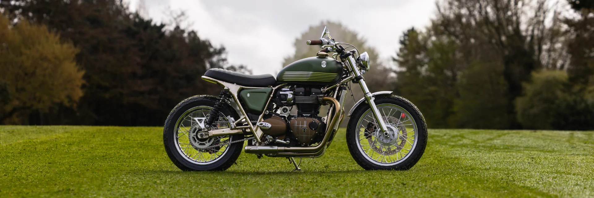 Triumph Bespoke #1, moto sur-mesure unique FCR Original fabriquée à la main à Chauvigny