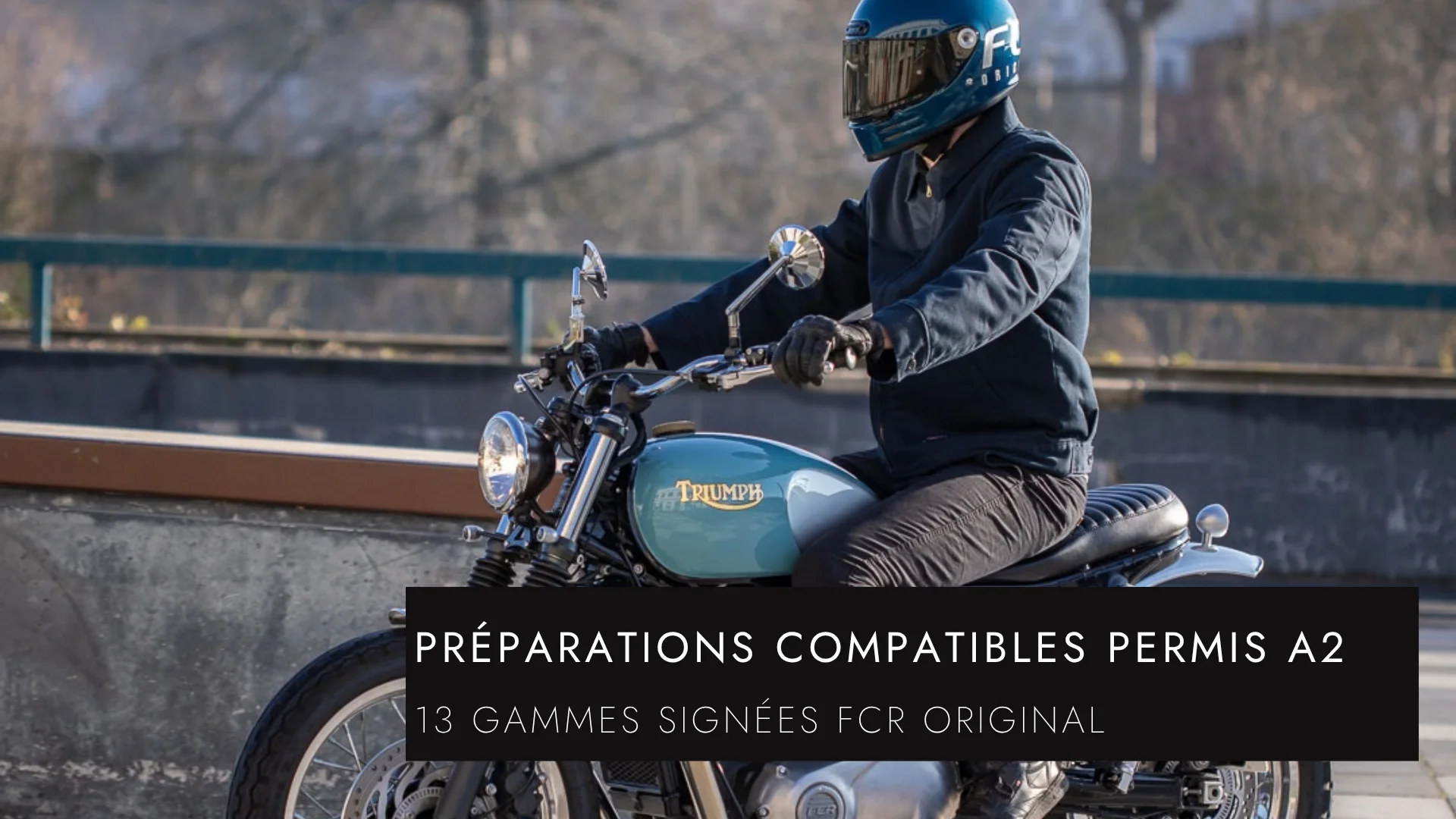 Moto A2 custom | Les préparations FCR Original compatibles permis A2